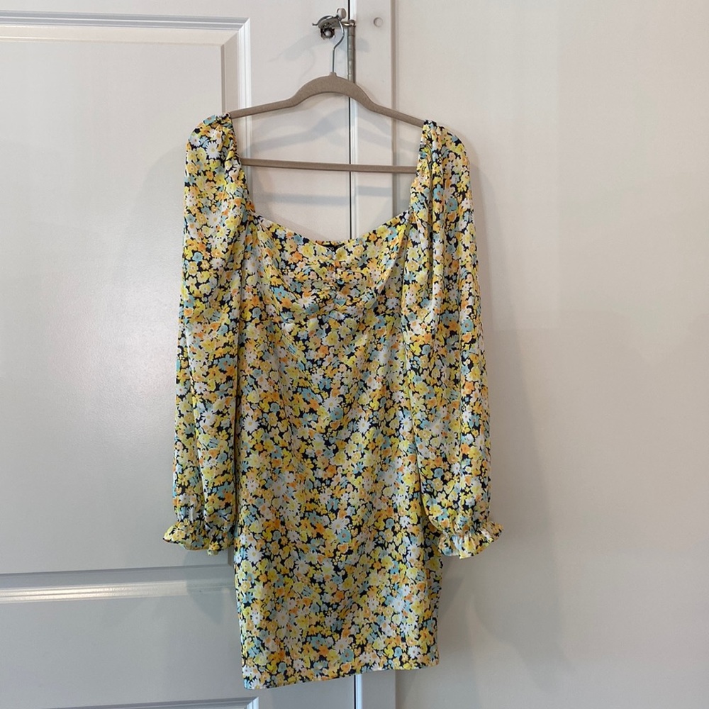 Beautiful fall mini dress